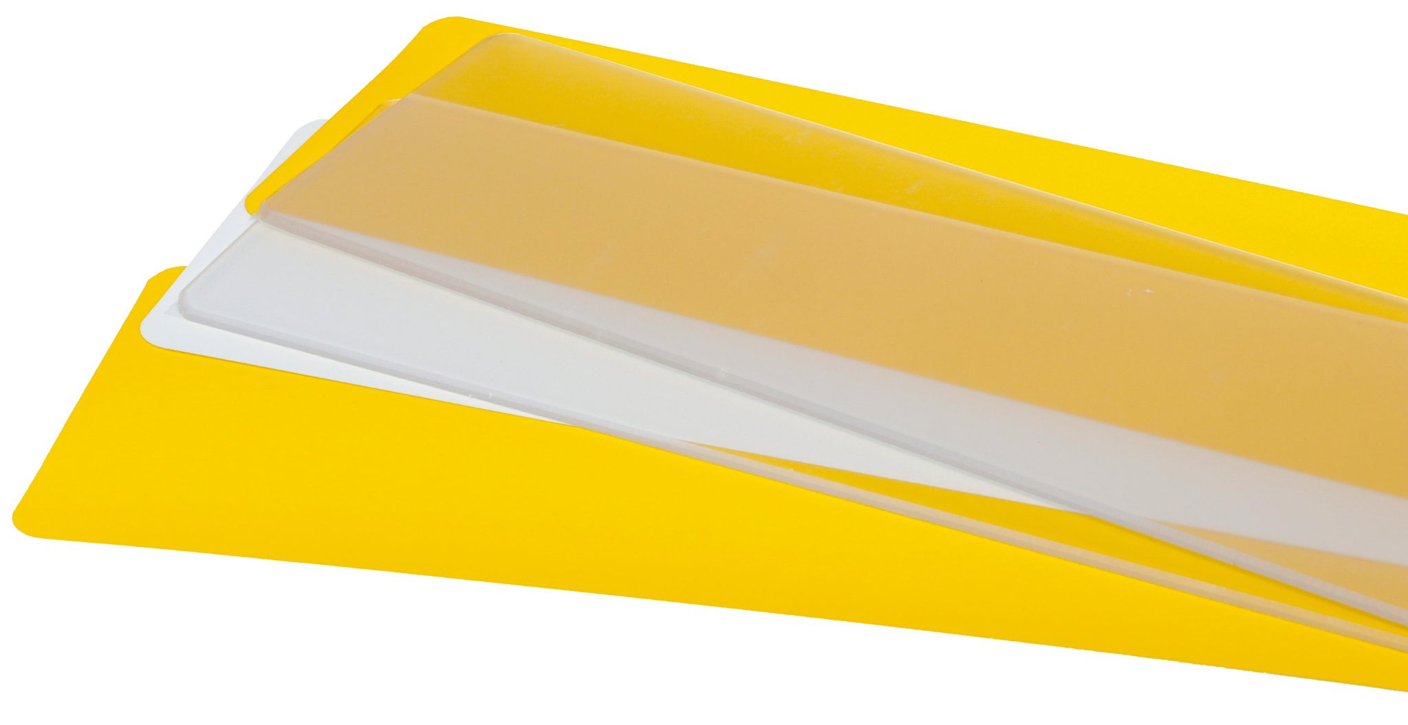 Blank number plates standard acrylic reflective BSAU145e