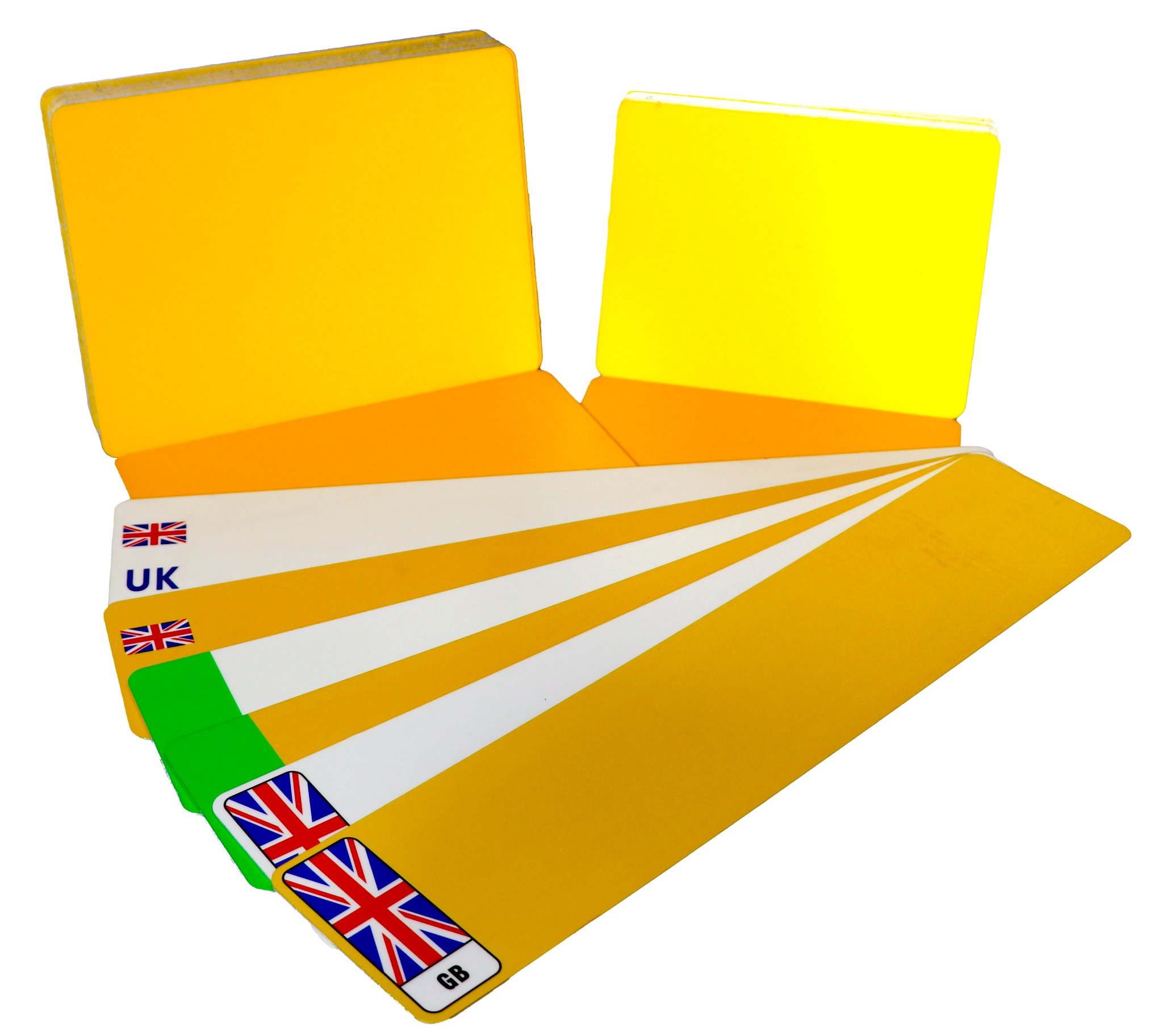 Blank number plates Metatek reflective eco friendly